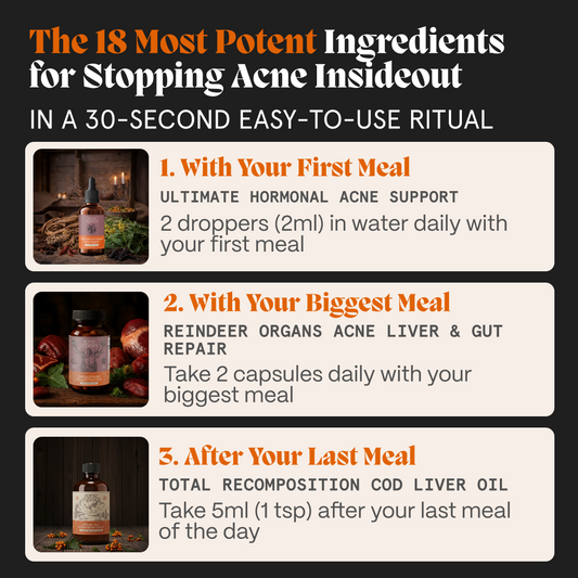 Complete Gut Repair & Hormonal Balance System for Acne Female