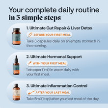 Complete Gut Repair & Hormone Health System for Male Acne-Prone Skin