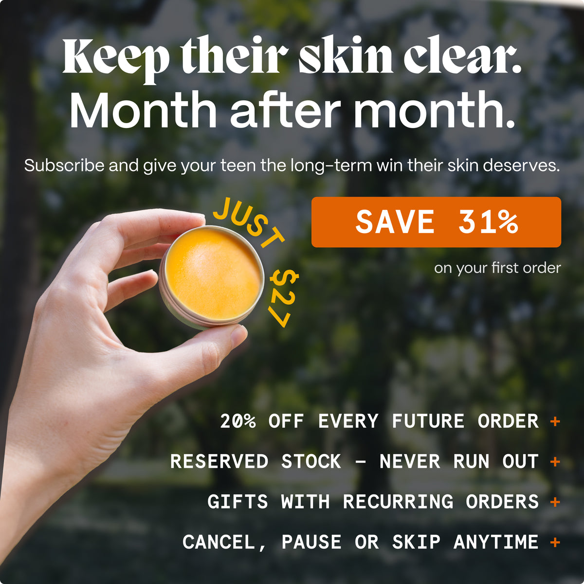 Day Balm for Acne-Prone Skin