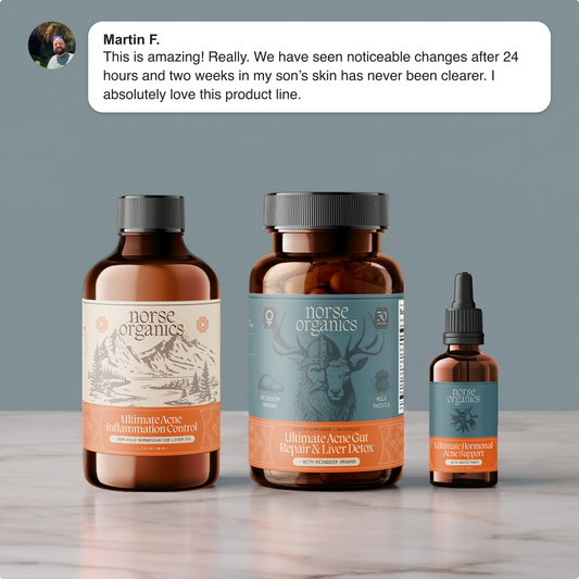 Complete Gut Repair & Hormonal Balance System for Male Acne