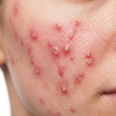 Severe acne & redness